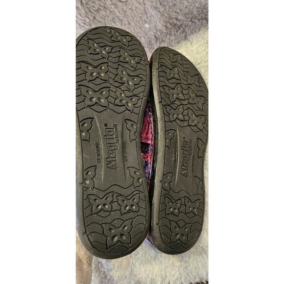 Alegria‎ Glee Wowie Zowie Pink Floral Slip-on Shoes EU 40 US 9.5 10 Worn Once - Picture 5 of 6